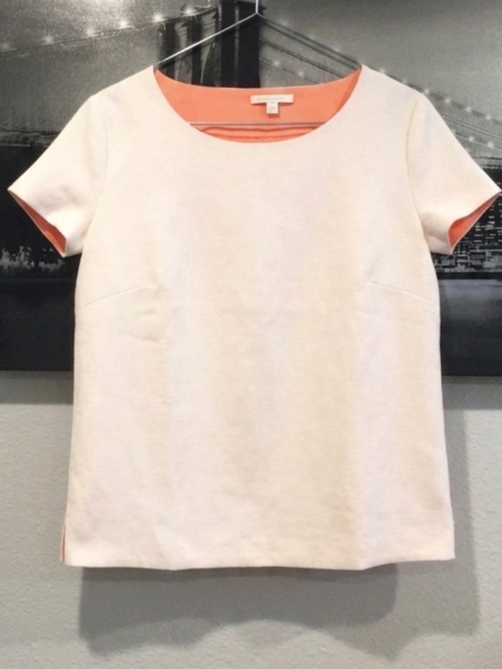 COS Women’s Cotton Knit Top – Minimalist Short Sleeve